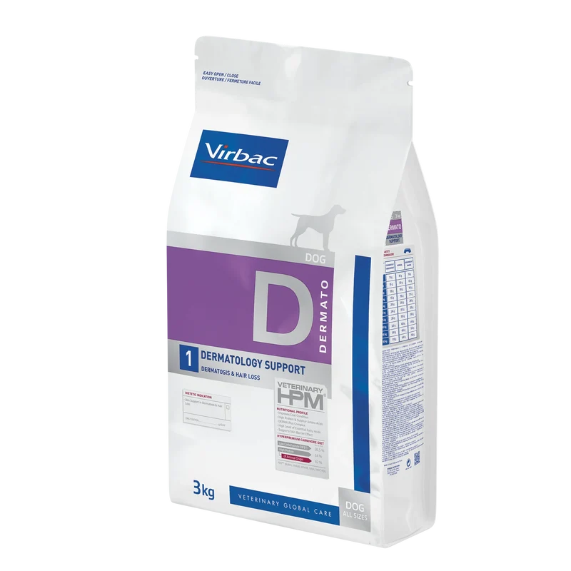 Virbac Veterinary HPM Diététique Dermatology support - croquettes chien