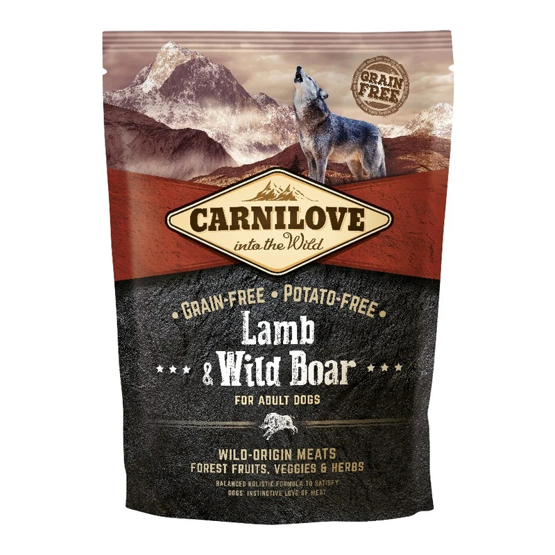 Carnilove Adult agneau & sanglier sauvage - croquettes chien