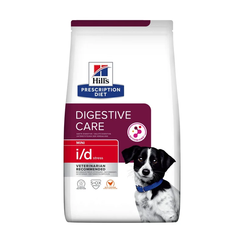 Hill's Prescription Diet Canine i/d Digestive Care Stress Mini au poulet - croquettes chien