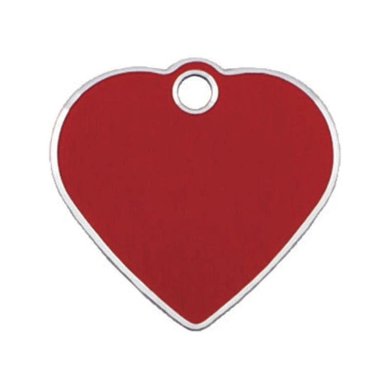 Plaque d'identification Imarc Heart Rouge