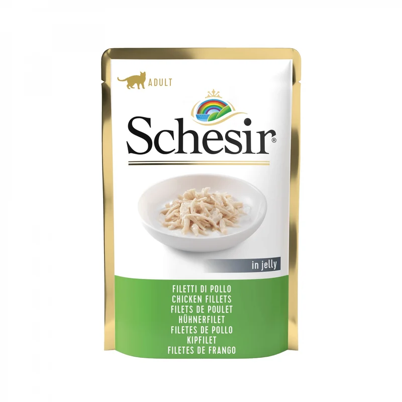 Schesir Adult sachets gelée - pâtée chat