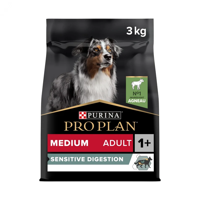 Pro Plan Sensitive Digestion Medium Adult à l'agneau - croquettes chien