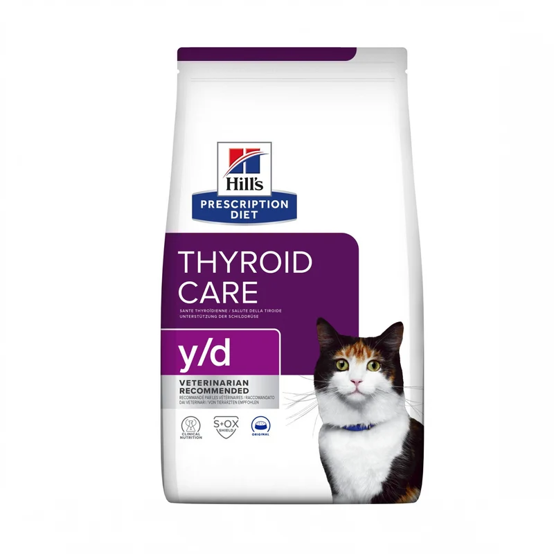 Hill's Prescription Diet y/d Thyroid Care - croquettes chat