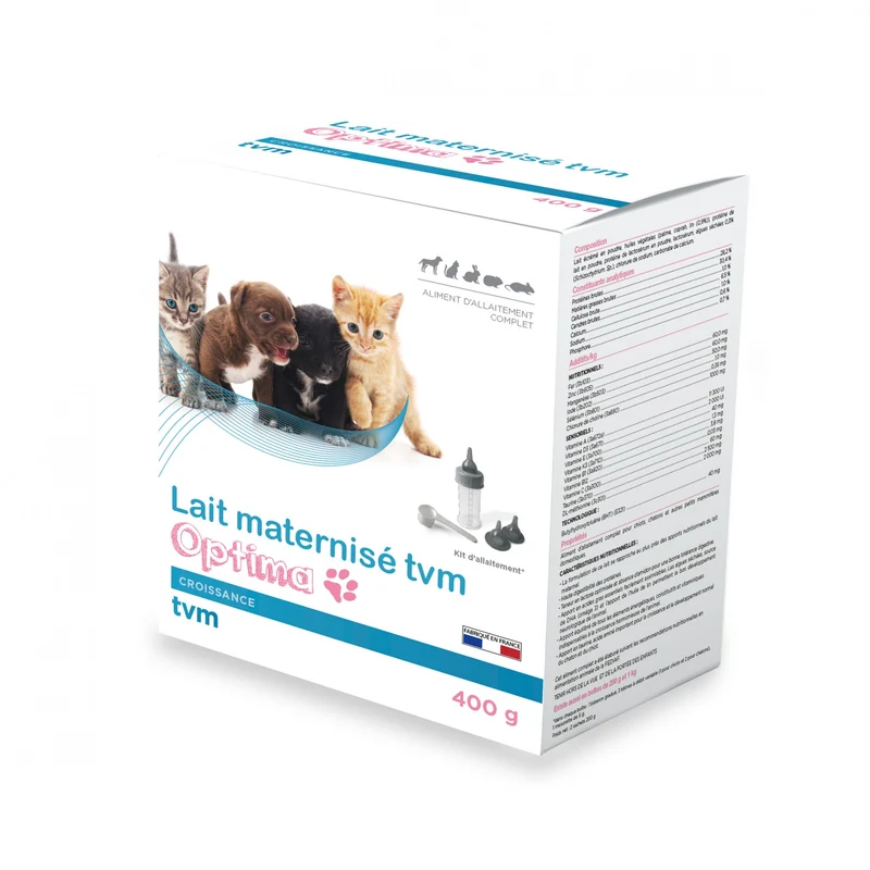 Lait maternisé Optima - chiot, chaton, rongeur