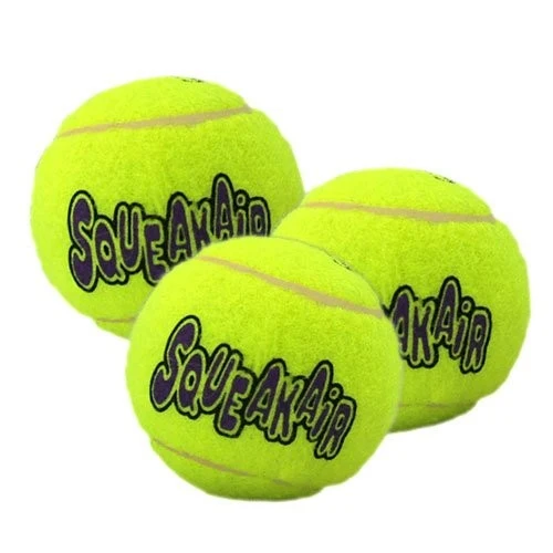 Trio de balles de Tennis SqueakAir Kong chien