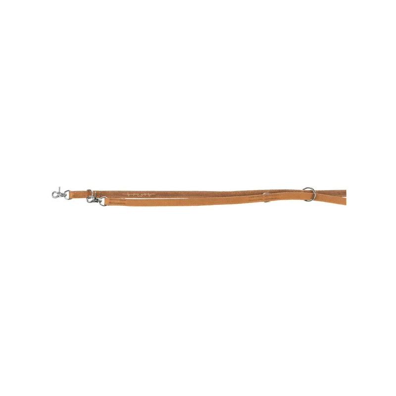 Laisse réglable pour chien Trixie Heartbeat Marron M/L 2 m