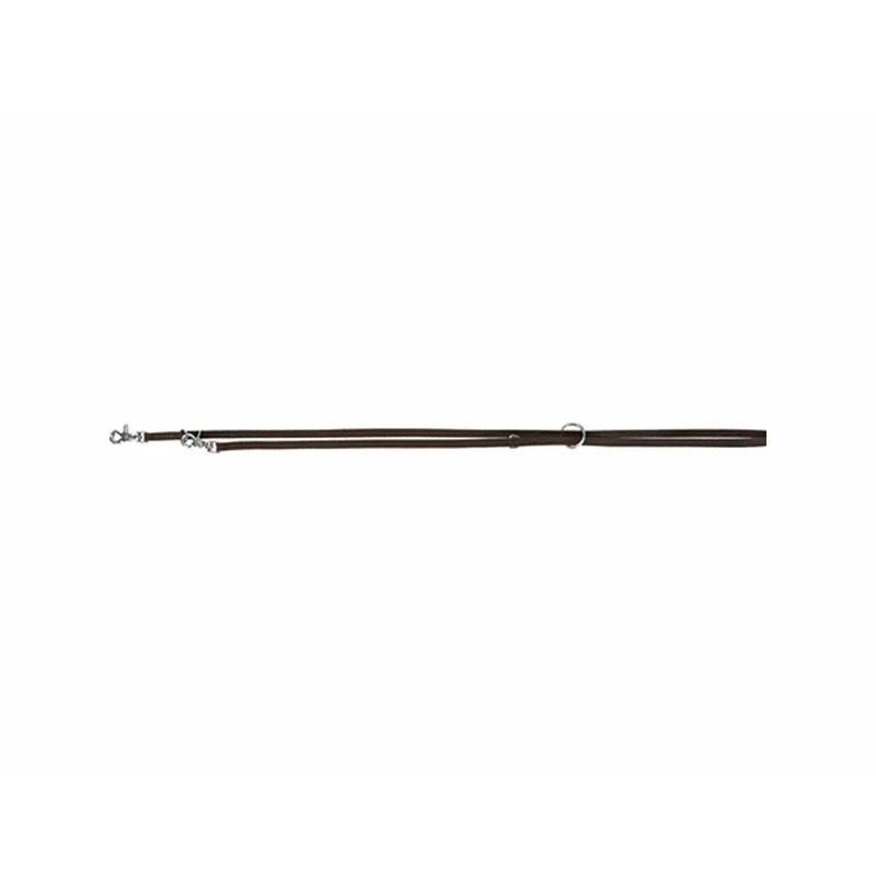 Laisse réglable pour chien Trixie Rustic Brun foncé 2 m XS/S