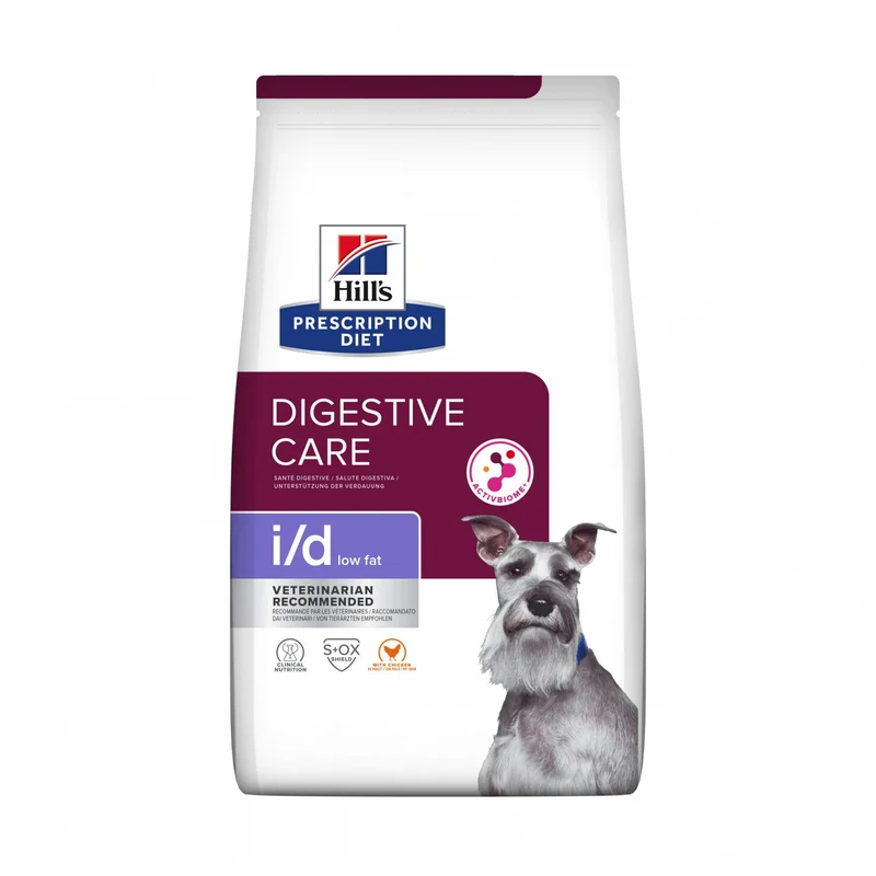 Hill's Prescription Diet i/d Digestive Care Low Fat au poulet - croquettes chien