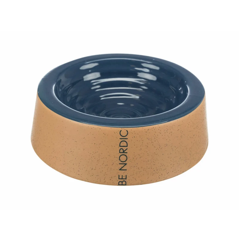 Mangeoire pour chiens Trixie BE NORDIC Beige Bleu foncé 200 ml 16 cm