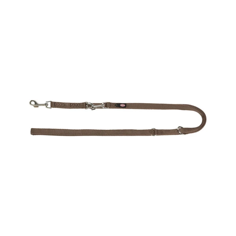 Laisse réglable pour chien Trixie Premium Noisette XS/S