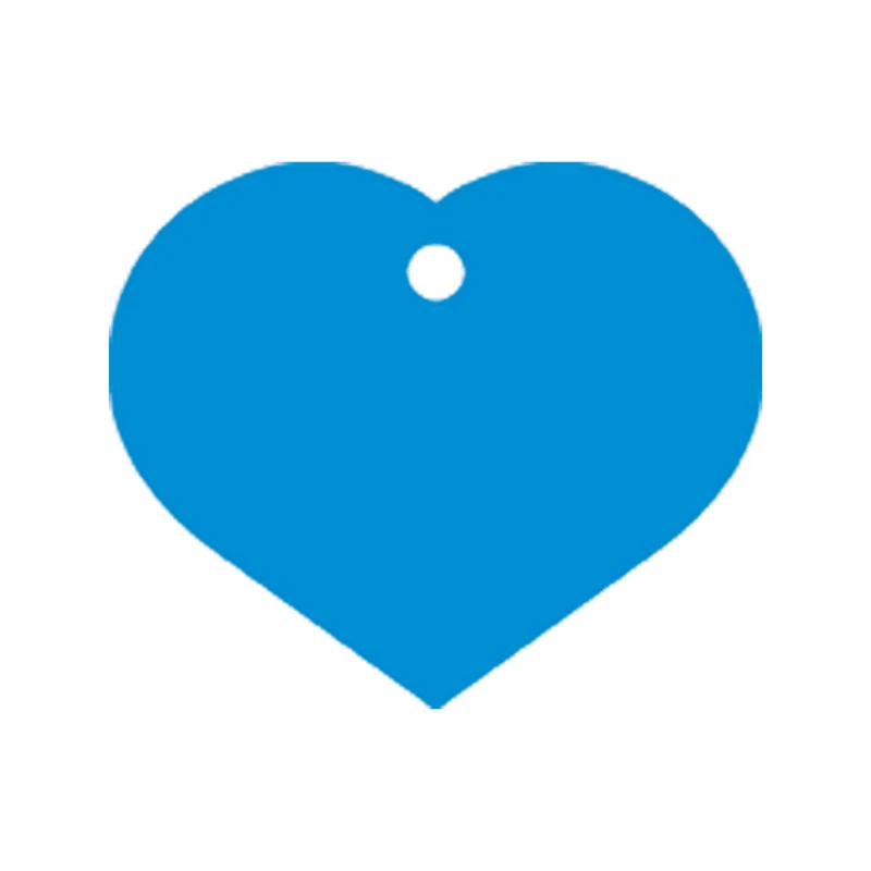 Plaque d'identification Imarc Heart Bleu