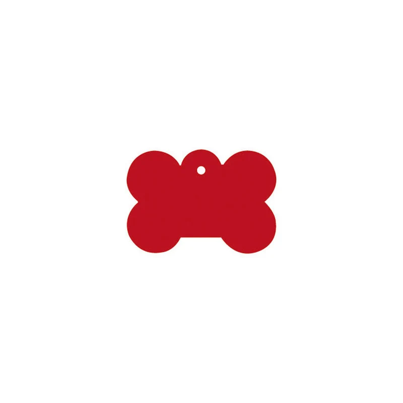 Plaque d'identification Imarc Bone Rouge