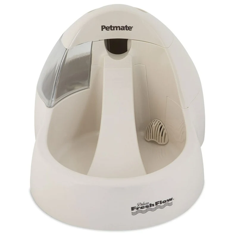 Fontaine pour Animaux de Compagnie Pet Mate Deluxe Fresh Flow Cream Beige Plastique 3 L