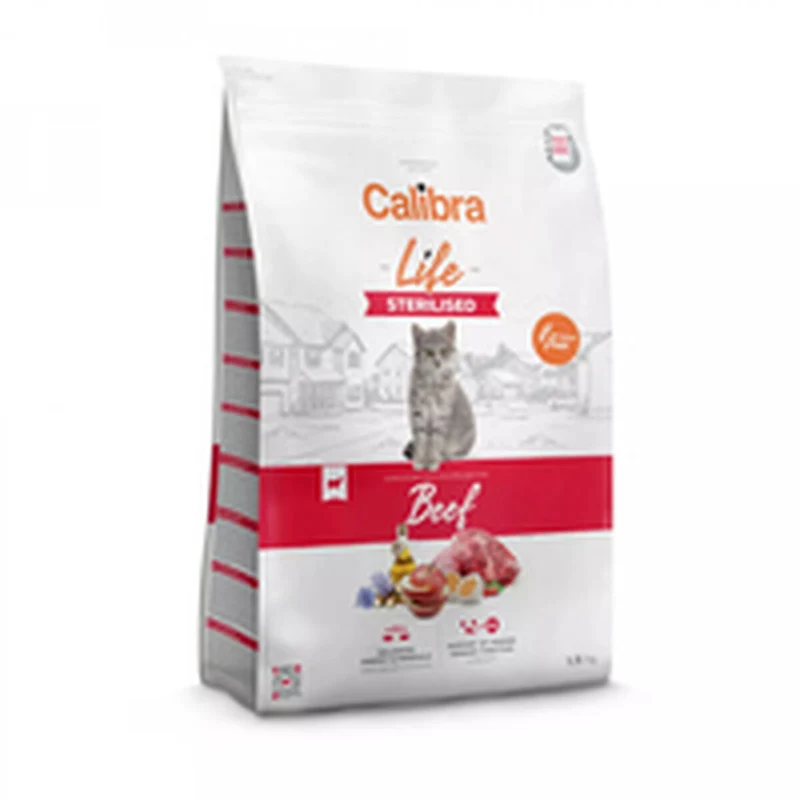 Aliments pour chat Calibra Adulte Bœuf 1,5 Kg