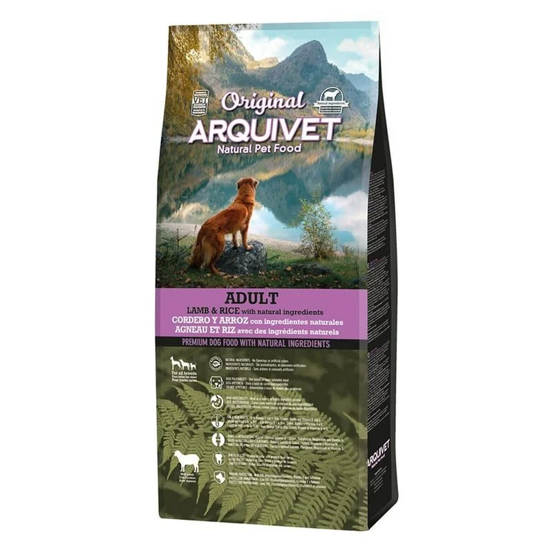 Nourriture Arquivet Original Adult Lamb with rice Adulte Agneau Riz 12 kg 12,7 KG
