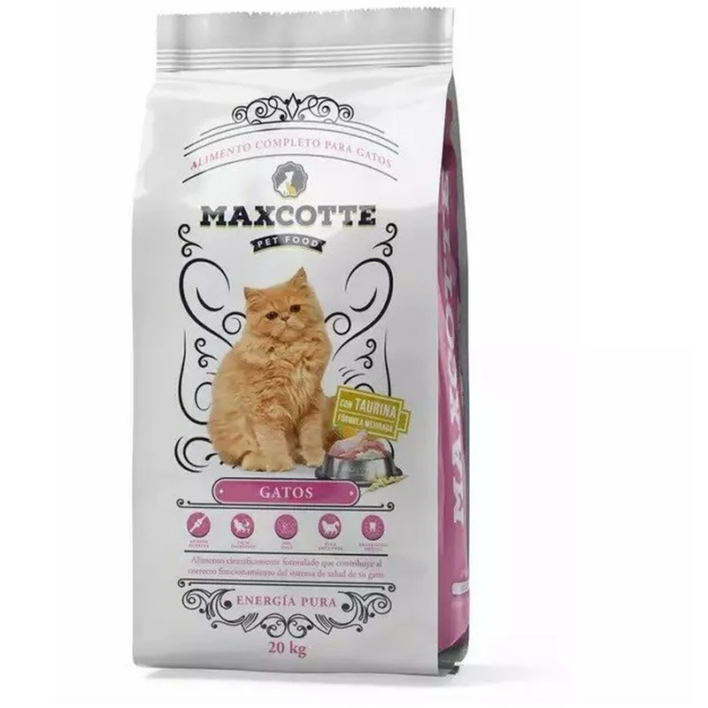 Aliments pour chat Hurtownia Karm MAXCOTTE Gatos Viande 20 kg Adultes