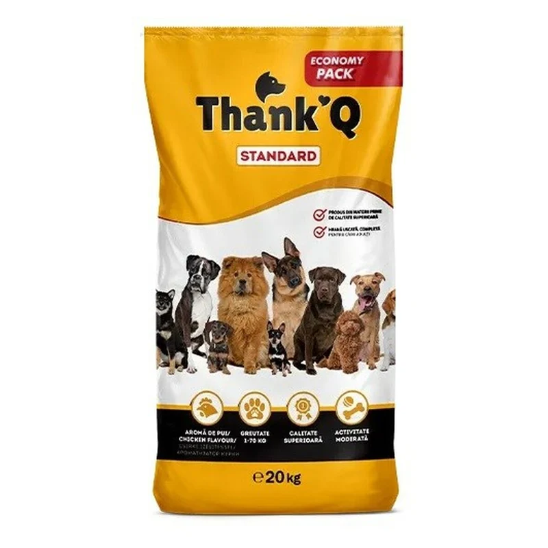 Nourriture Hurtownia Karm THANK'Q Standard Chicken Poulet 20 kg Adulte