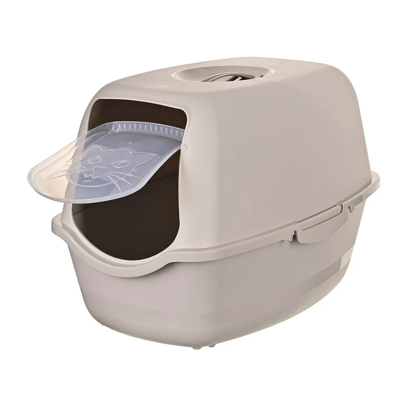 Bac à litière pour chats Diamentiq BAYA Beige Plastique 40 x 38,7 x 55,5 cm