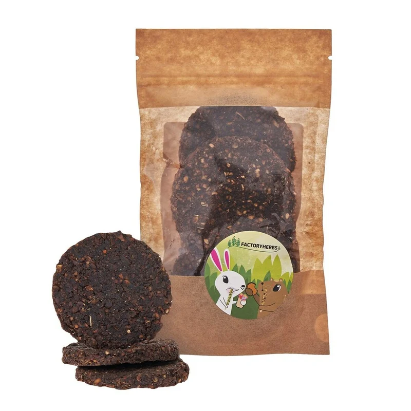 Nourriture pour lapins Factoryherbs Chinchilla Tortue Rongeurs Chiot Canari Oiseaux 100 g