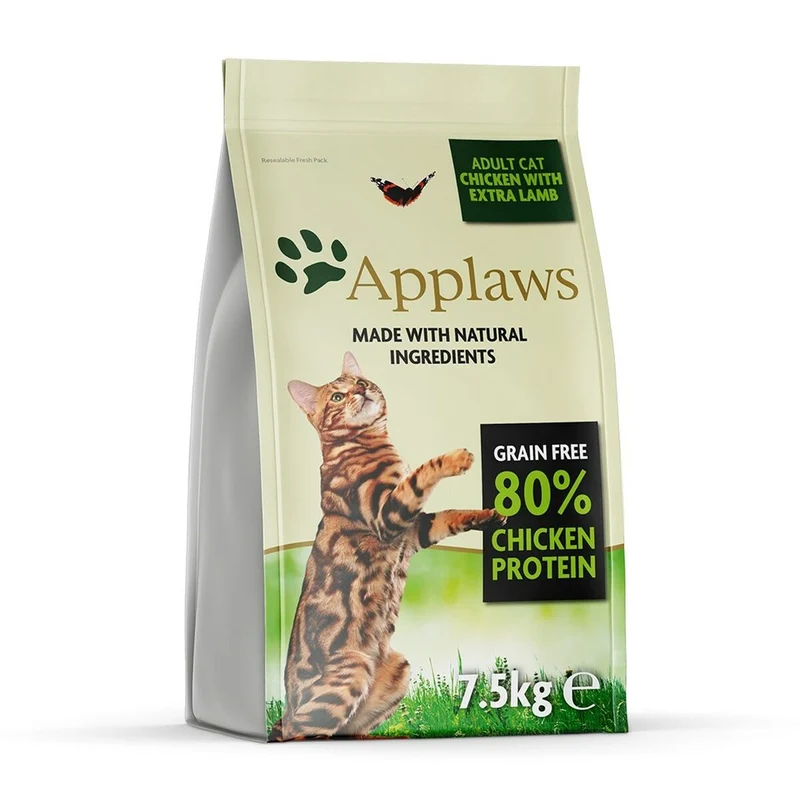 Aliments pour chat Applaws Adulte Poulet Agneau 7,5 kg