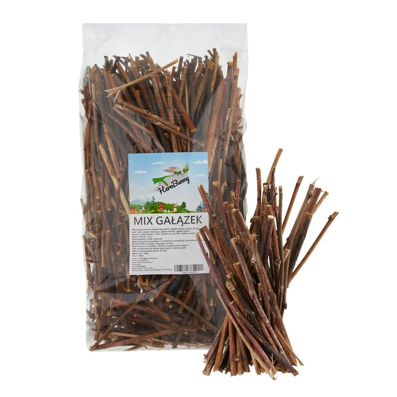 Nourriture pour lapins Factoryherbs HeroBunny MIX Ramas Chinchilla Tortue Rongeurs Chiot Canari Oiseaux 500 g