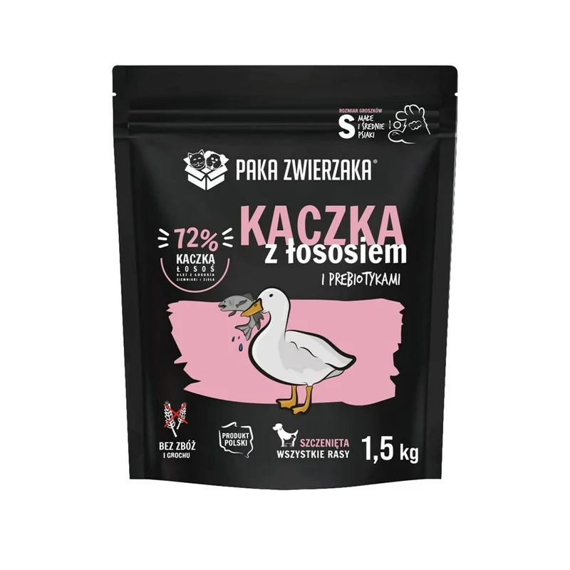 Nourriture Paka Zwierzaka Puppy Duck Canard 1,5 Kg