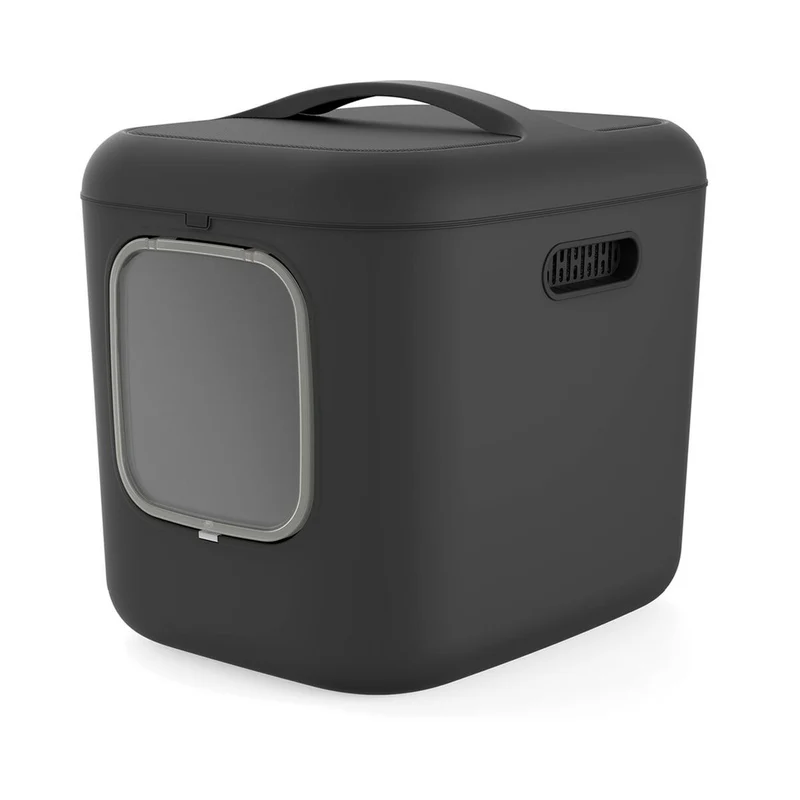 Bac à litière pour chats Rotho Biala XL anthracite Anthracite Plastique