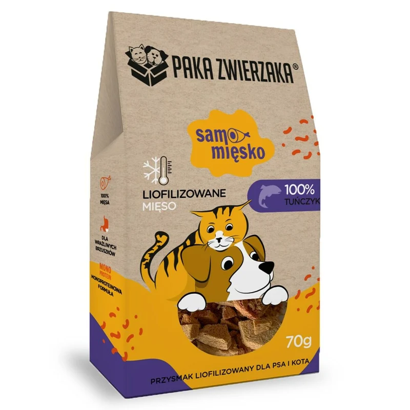 Snack pour chiens Paka Zwierzaka Poisson 70 g