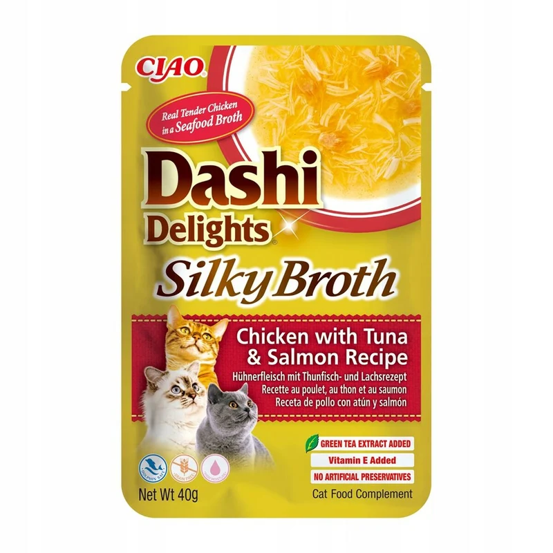 Collation pour Chat Inaba Dashi Delights Silky Broth Poulet 40 g