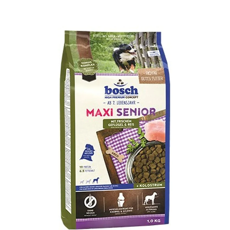 Nourriture BOSCH Maxi Senior Senior Poulet Riz Oiseaux 12,5 Kg 12,7 KG