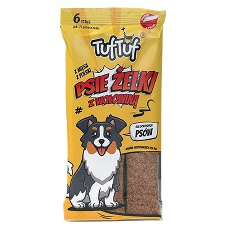 Snack pour chiens Tuftuf Viande de bœuf 75 g