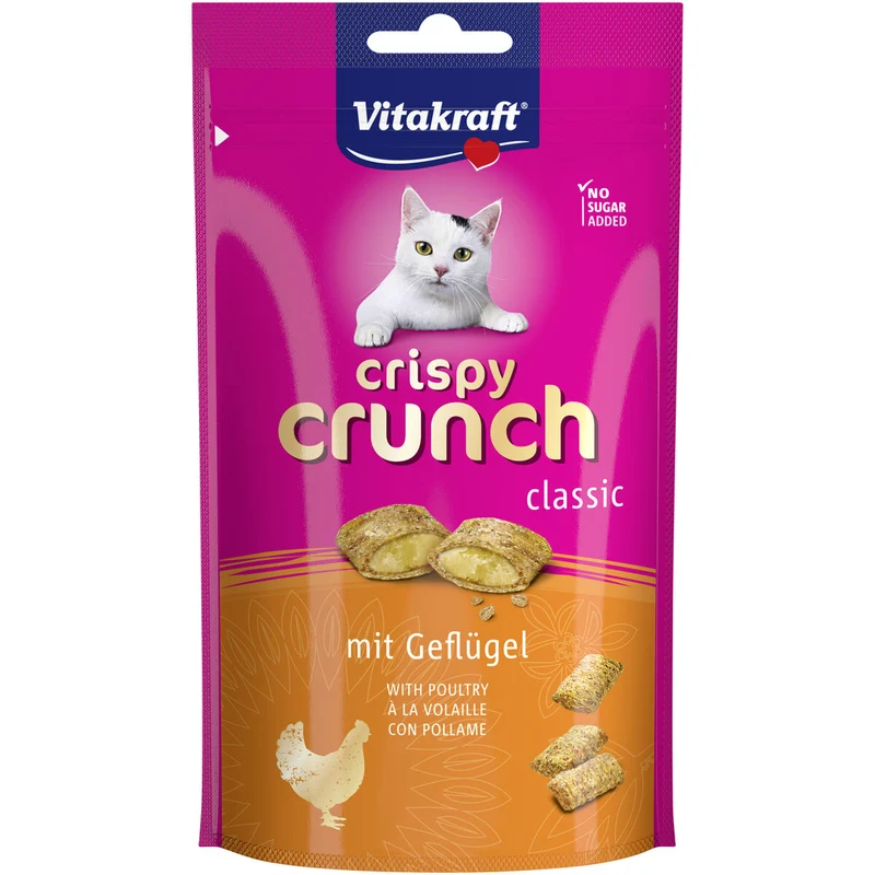 Collation pour Chat Vitakraft CRISPY CRUNCH Oiseaux 60 g