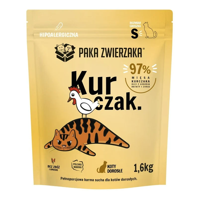 Aliments pour chat Paka Zwierzaka Poulet 1,6 kg