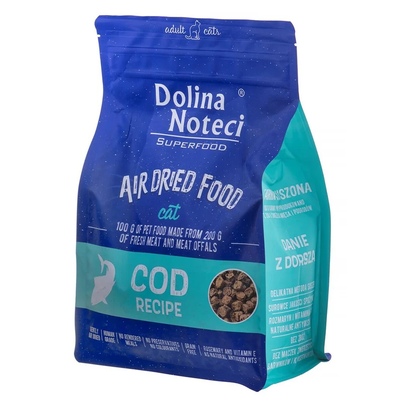 Aliments pour chat Dolina Noteci 8532 Adulte Morue 1 kg