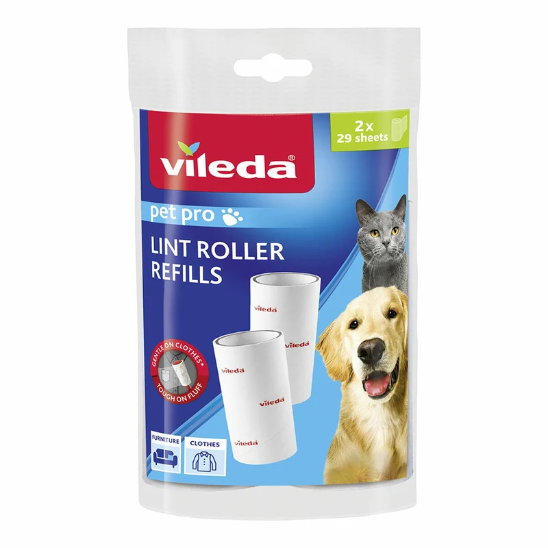 Cartouches de remplacement Vileda Brosse pour enlever les poils