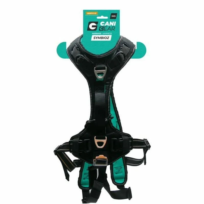 Harnais pour Chien SYMBIOZ Noir XXS