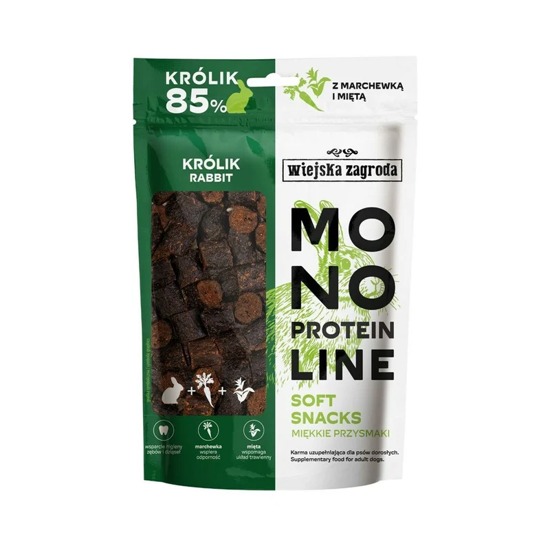 Snack pour chiens WIEJSKA ZAGRODA Lapin 115 g