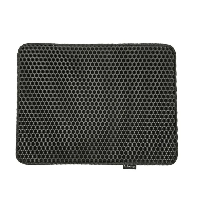 Tapis de Litière pour Chat Diamentiq Noir EVA (1 Pièce)