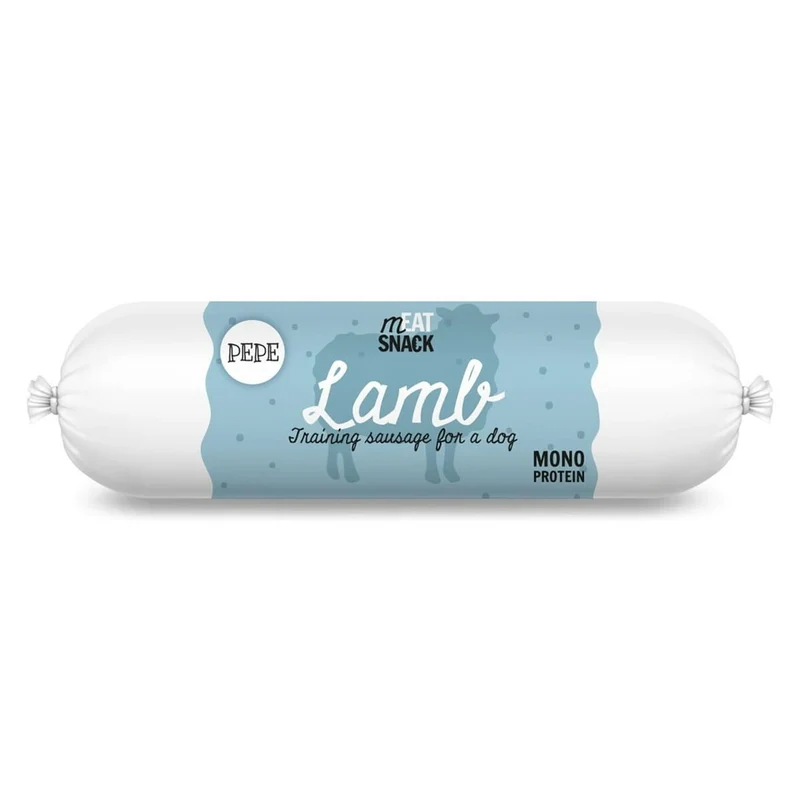 Snack pour chiens Paka Zwierzaka Pepe Sausage Lamb Agneau 200 g