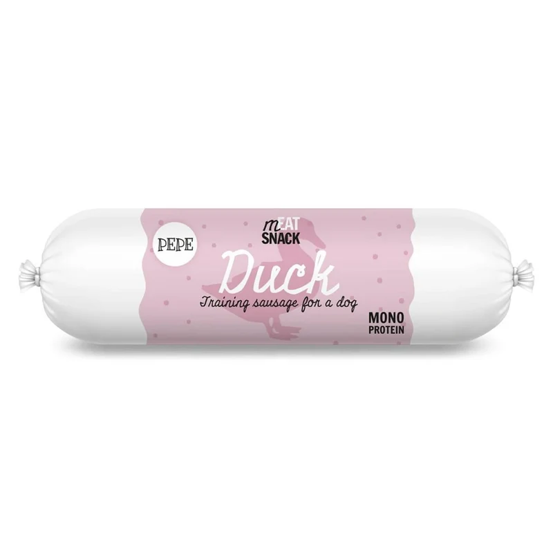 Snack pour chiens Paka Zwierzaka Pepe Sausage Duck Canard 200 g