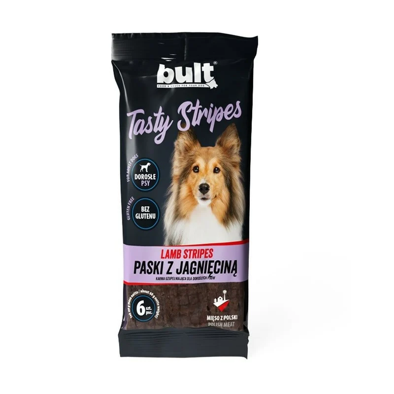 Snack pour chiens Bult Tasty stripes Lamb Agneau 150 g