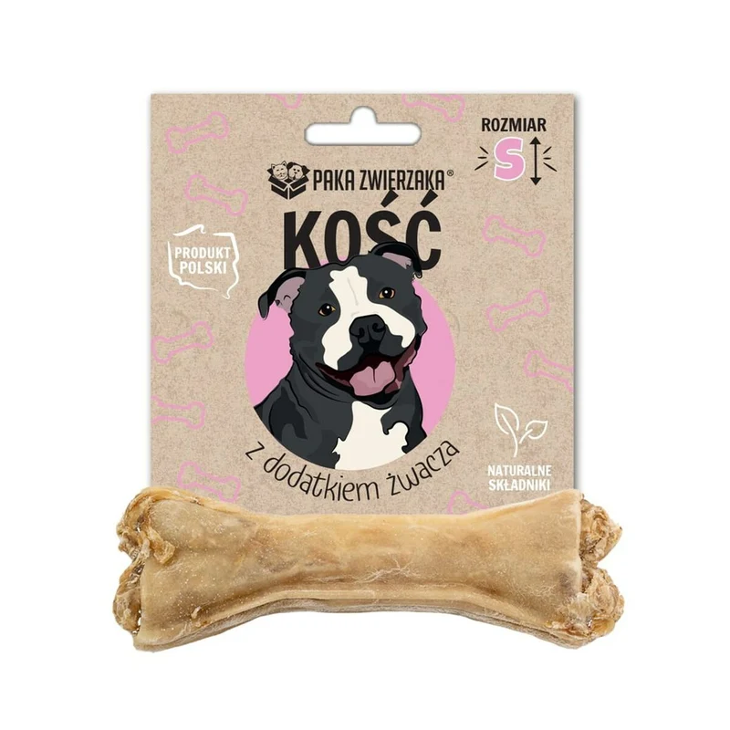 Snack pour chiens Paka Zwierzaka Bone with tripe additive S 10 cm Viande de bœuf 35 g