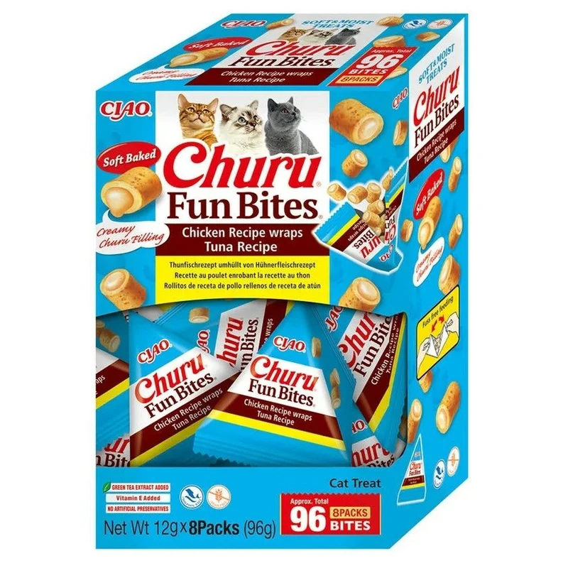 Collation pour Chat Inaba Poulet 8 x 12 g