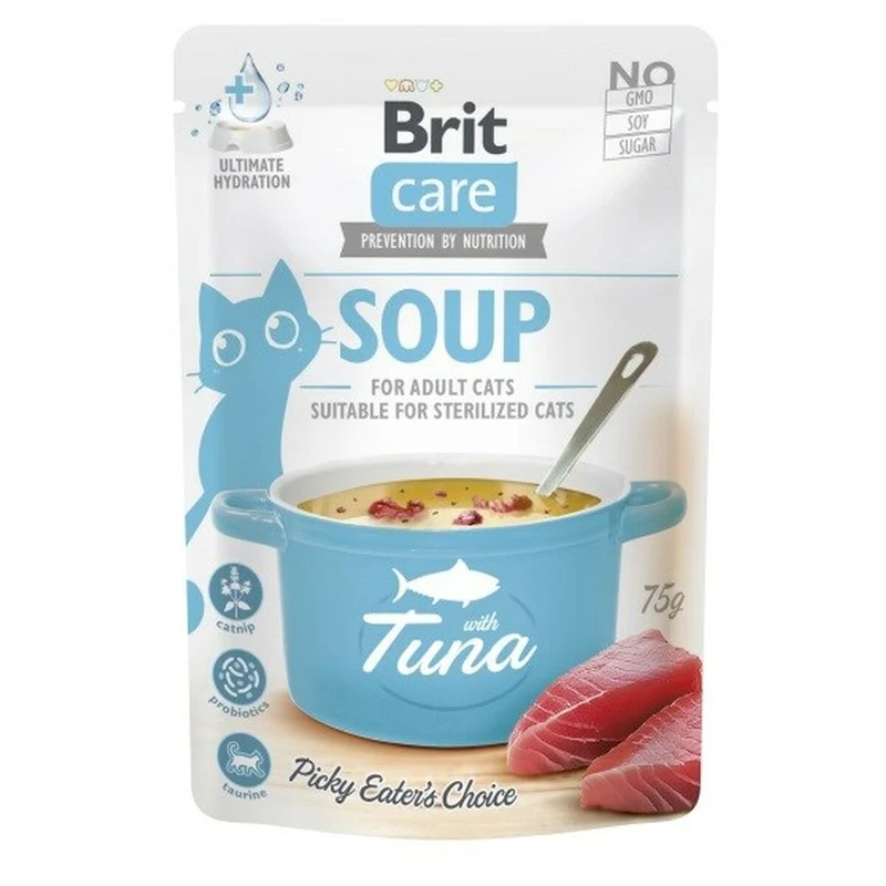 Collation pour Chat Brit Care Soup Poisson