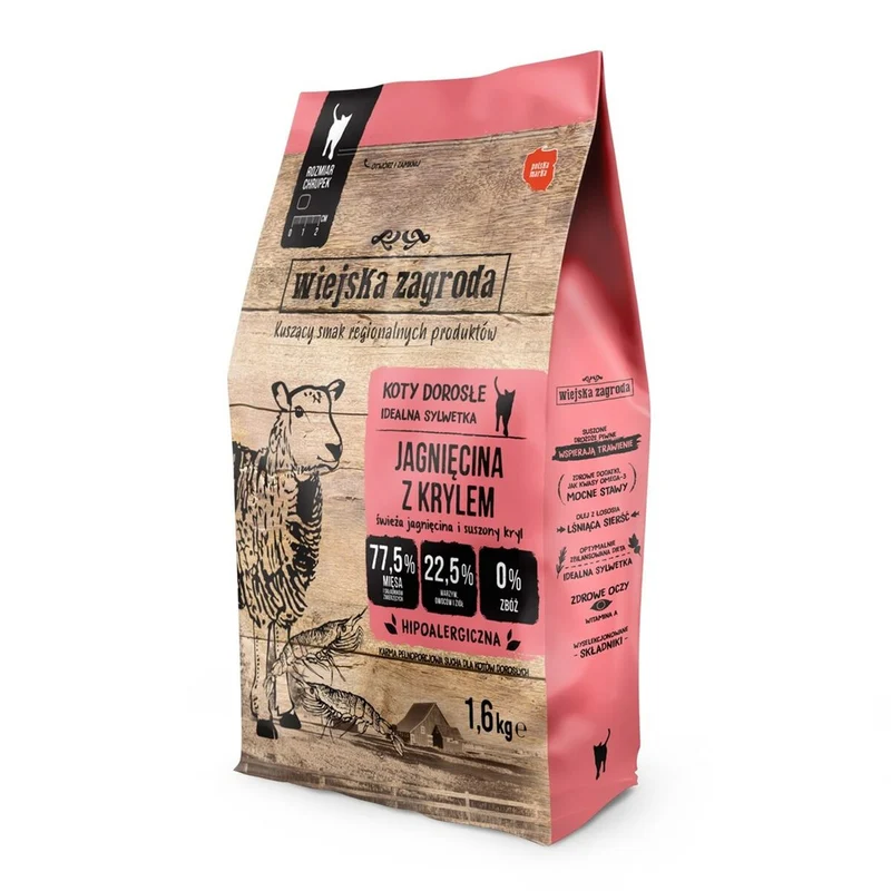 Nourriture WIEJSKA ZAGRODA Lamb with krill Agneau 400 g