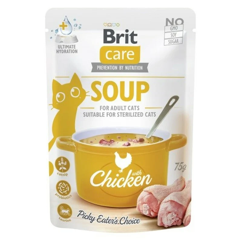 Collation pour Chat Brit Care Soup Poulet