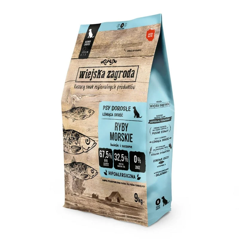 Nourriture WIEJSKA ZAGRODA Poisson 9 kg