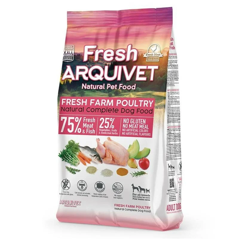 Nourriture Arquivet Fresh Chicken and oceanic fish Adulte Poulet Poisson 2,5 kg