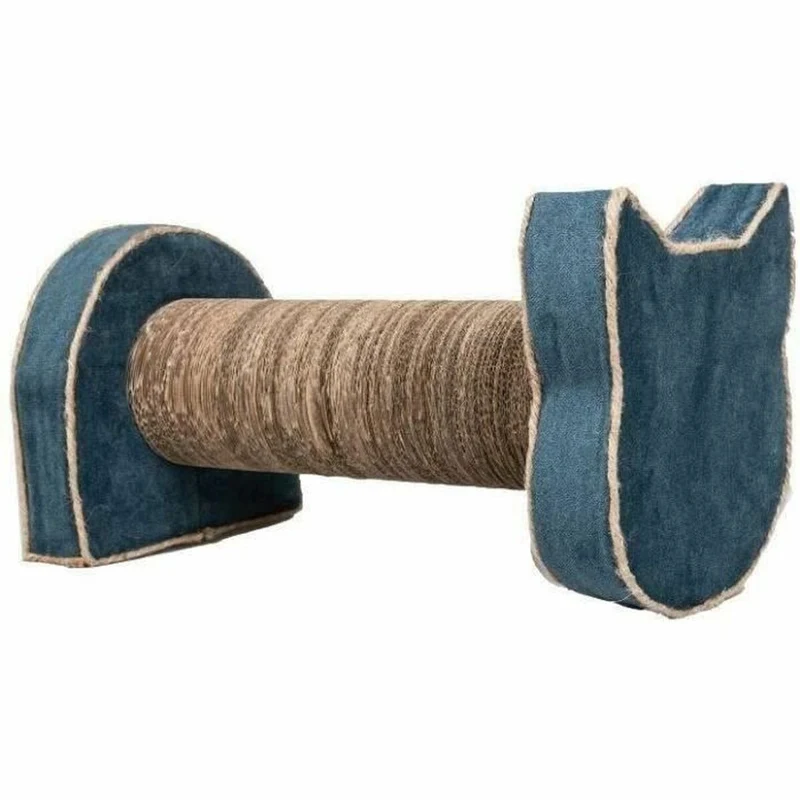 Grattoir pour Chats Tyrol Bleu Carton 44 x 22 x 21 cm