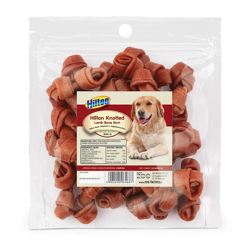 Snack pour chiens Hilton Agneau 500 g